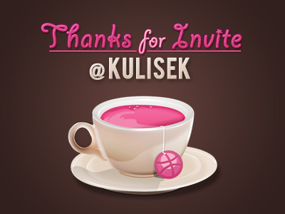 Dribbble coffee thanks coffee cup docik dribbble illustration photoshop thanks vector