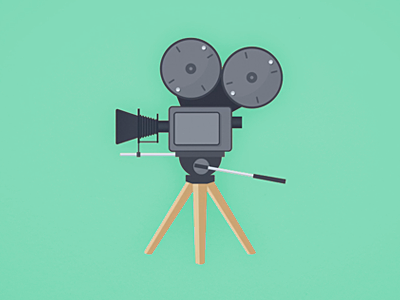 Camera animation film camera film festival illustration minimalistic motion design motion graphics simple