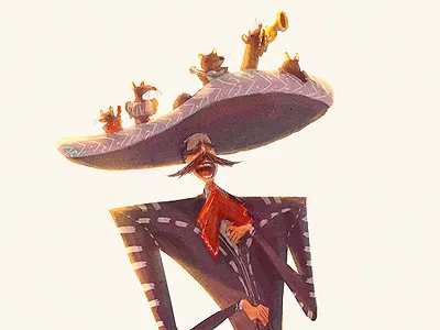 Mariachi charles santoso daily random word doodles