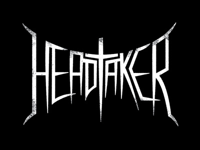 Headtaker head logo metal taker