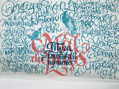 Slip-over for our book Mal du Pays draw letters handmade book lettering logo