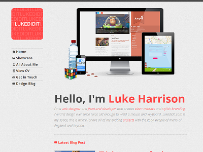 Portfolio Redesign - Complete branding design identity lukedidit sheffield web web design