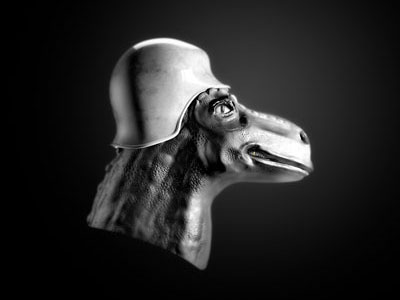 Extinct-O-Protector 3d dinosaur helmet