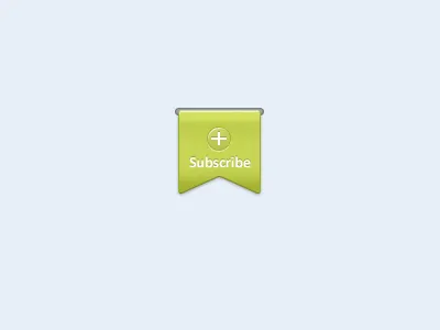 Subscribe button - banner style button subscribe