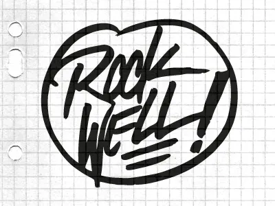 Don't forget to: hand written typography