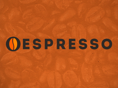 Espresso recipe book logo branding coffee coffee bean espresso logo