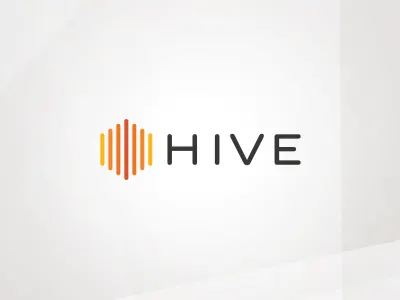 Hive (Color Logo) brand hexagon hive honey logo motion