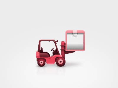 forklift box forklift icon