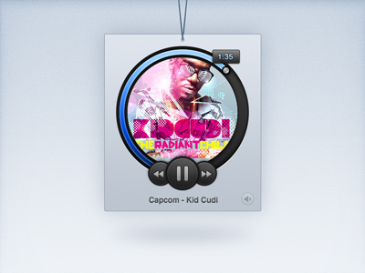 Mini-card-player fun interface mini music player ui