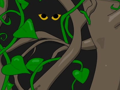 Jungle WIP illustration inkscape jungle vector