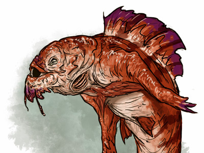 Mermaid Concept 1 art brynn concept creature design drawing mermaid metheney