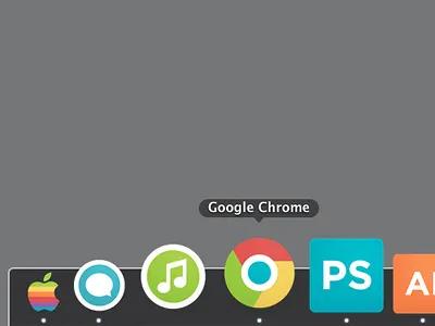 Dock Icons apple chrome colorful dock icon icons mac