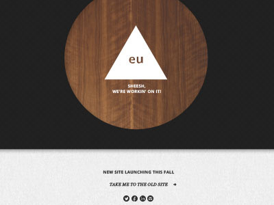 Splash Page dark landing page texture triangle wood