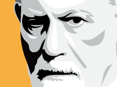 Thank Freud freud illustration vector