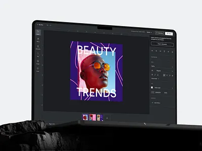 Effortless Design Platform ✱ DragNDrop ai clean dark darkmode designertools designplatform easytouse figma flatandmodern marketing minimal minimalism platform productdesign tool uiux userinterface ux web webdesign