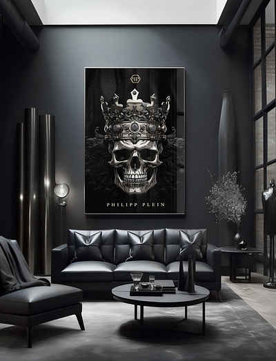 Silver Crown Of Mortality x Philipp Plein (Ori, 1983) philipp plein