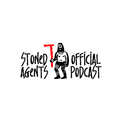 Stoned Agents age drawing fiction graphic design grudge hand hand drawn horror illustration logo logodesign medieval monochrome mythology podcast rough rough edges stamp stone