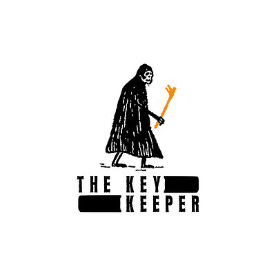 The Key Keeper grim logo reaper skeletone