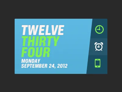 Clock Widgit Rebound clock icons rebound time widgit