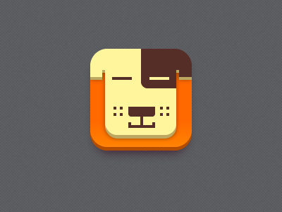 The farm game animal children dog game icon