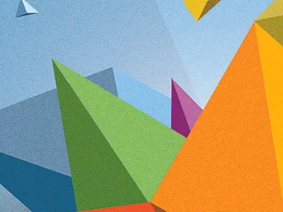 Fractile Art on Brochure brochure church colors element fractile jesus