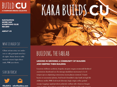 buildCU moodboards autumn web design