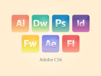 CS6 replacement icons, PSD to come adobe cs6 design icons illustrator mac photoshop windows