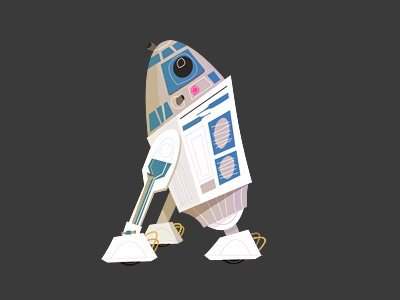 R2D2 Illustration artoo detoo droid illustration r2 r2d2 star wars