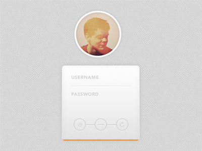 Login Screen (GIF) gif login mac orange password sign in ui username