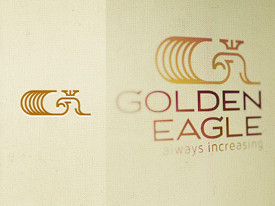 GE logo design animal bird color colored colors crown eagle exclusive freelance freelance logo designer freelancer head logo logo design logo designer logos luxurious royal srdjan kirtic texture textured wings wizemark