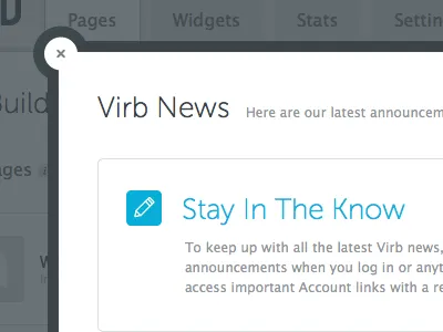 News! hear ye hear ye icons modal news pencil ui virb