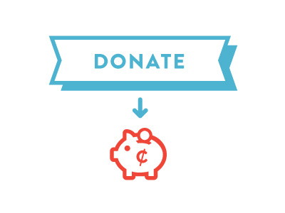 This little piggy 2nd vote 2v badge blue brand aid donate geomicons pig