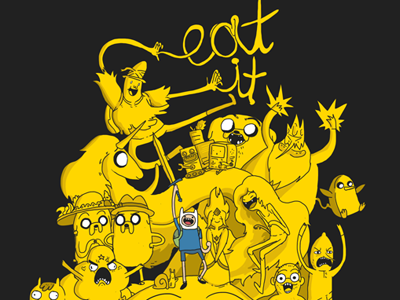 Eat It! adventure shirt design time