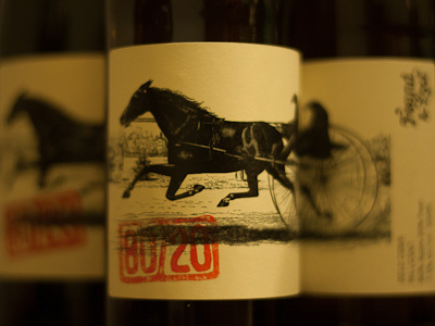 80/20 Bottles booze cider label stamp