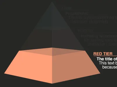 Infographic infographic presentation pyramid vector