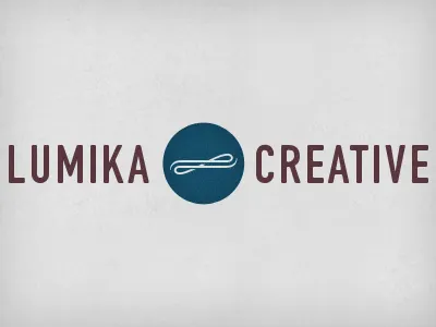 Lumika Logo V4 Full circle identity logo round san serif