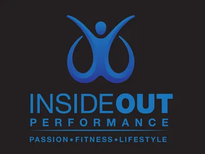 Inside Out fitness lifestyle logo progree