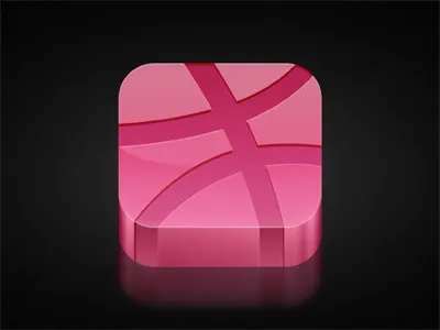 Dribbble iOS Icon app dribbble icon ios ui ux