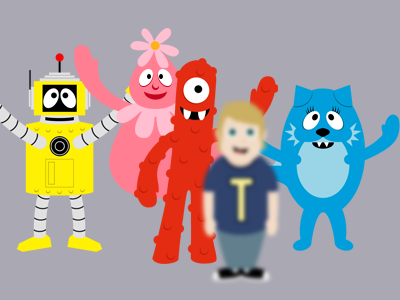 Yo My Son's 1st Birthday! baby brobee children foofa graphic illustration kids muno nickelodeon plex toodee yo yo gabba gabba