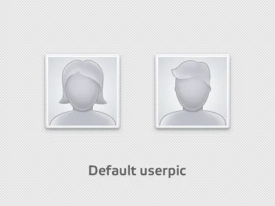 Default userpic avatar icon no photo pic shapes thumbnail userpic