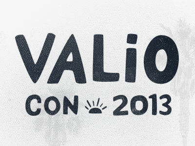 Valio Con 2013 4 days beach conference logo summer fun valio con