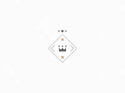 Crown Logo crown diamond logo minimal