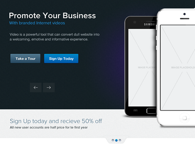 Saas Theme Interface home landing page saas slider theme