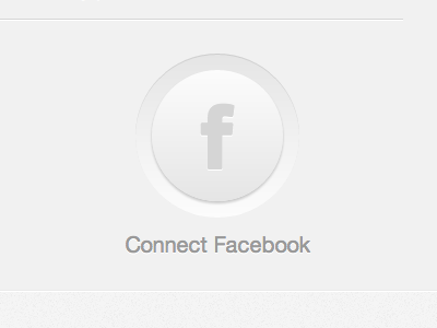 Facebook Big Circle Button big button circle button facebook facebook connect social