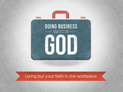 Series Art: Doing Business church god illustration series