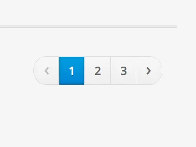 Pagination styled with CSS3 css css3 html navigation pagination web