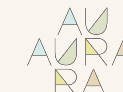 Fun with type color design geometric geometry logo shapes typeface
