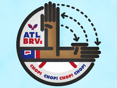 Chop atlanta baseball braves chop