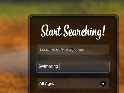 Search Box UI - First Look active dc focus form search box state under development web type
