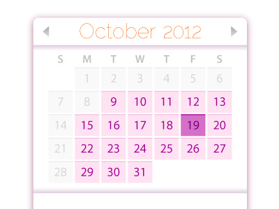 Another Calendar, Another Day calendar dates design ui web